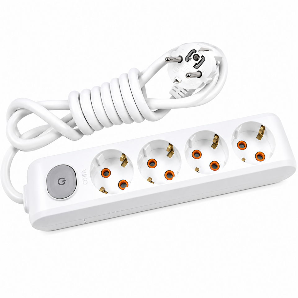 Vİ-KO MULTİLED 4 LÜ KORDON 2 MT ANAHTAR 90 1X 74 02