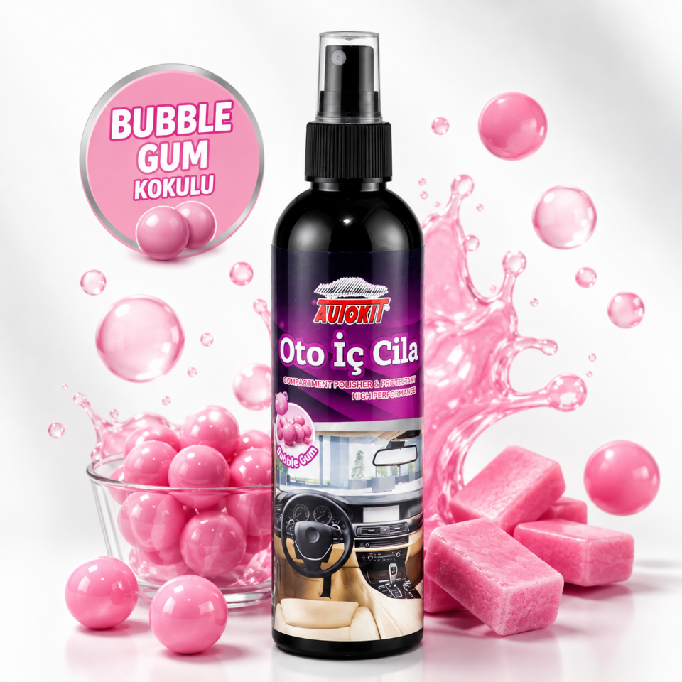 AUTOKIT OTO İÇ CİLA BUBLE GUM  250 ML FA2-1230