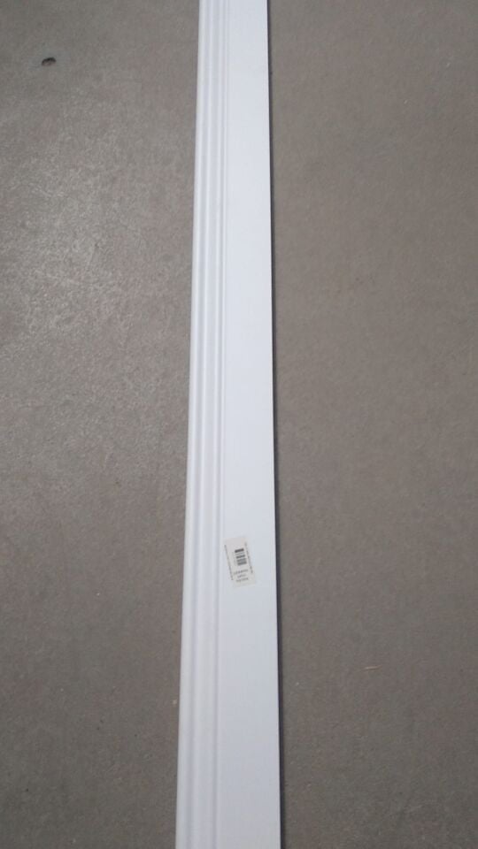 BOZDAĞ PVC SÜPÜRGELİK 8 CM-12 MM BEYAZ 2,80 MT