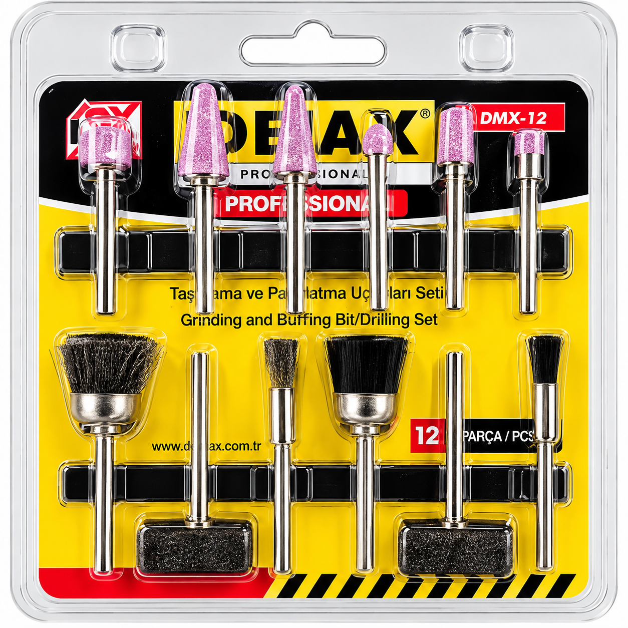 DMAX TAŞLAMA SETİ 12 PARÇA DMX4137