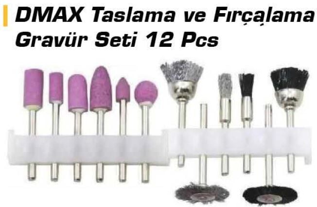 DMAX TAŞLAMA SETİ 12 PARÇA DMX4137