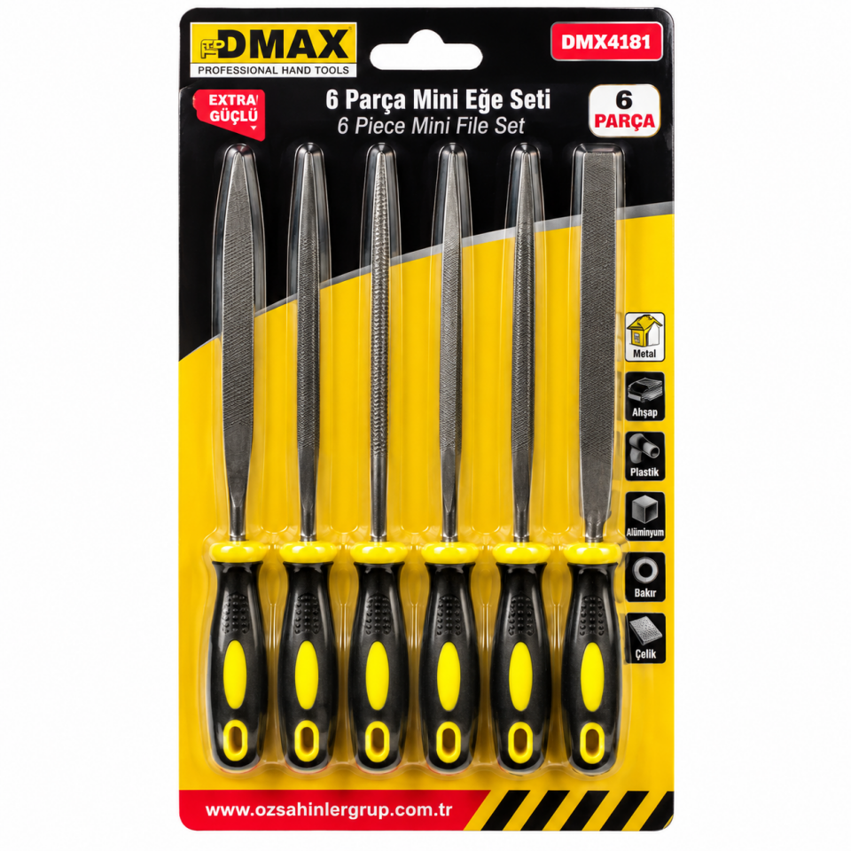 DMAX MİNİ EĞE SETİ 6 PARÇA DMX4161