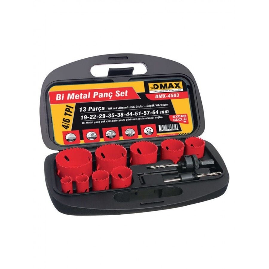 DMAX PANÇ TAKIMI 9 PARÇA DMX4502