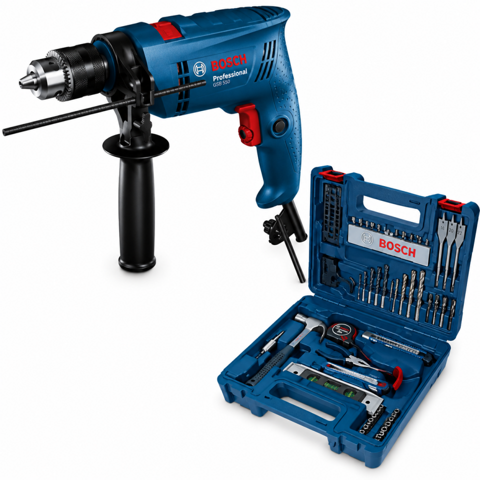 BOSCH GSB 600 DARBELİ MATKAP SETİ 06011A0321