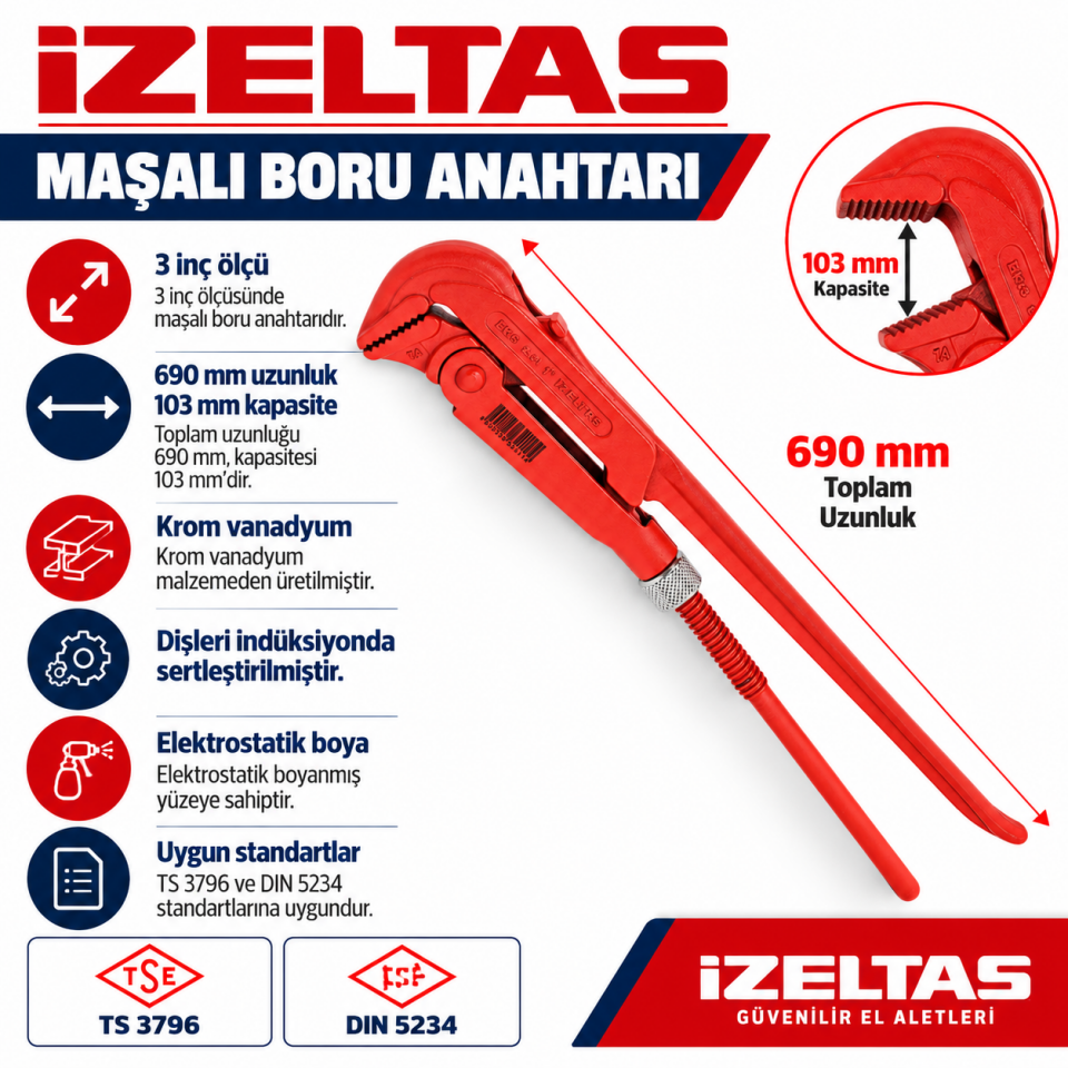 İZELTAŞ BORU ANAHTARI 3