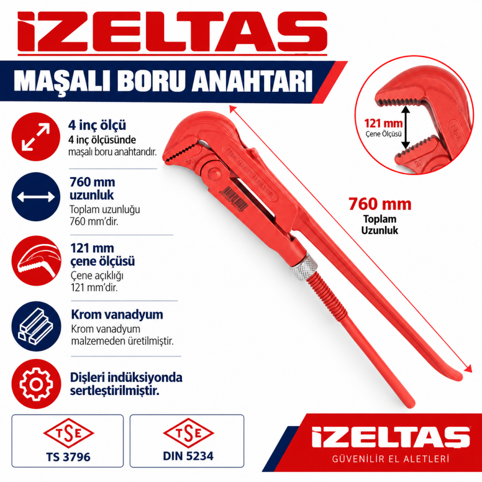 İZELTAŞ BORU ANAHTARI 4