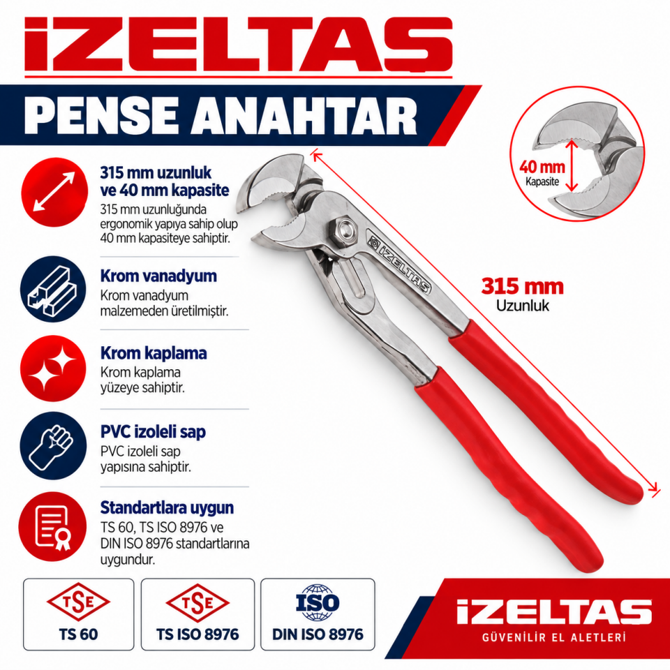 İZELTAŞ FORT PENSE PVC 315MM