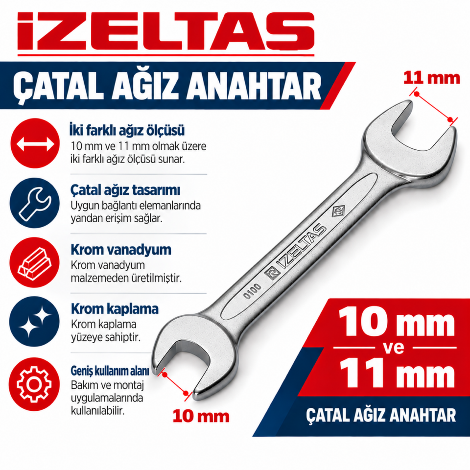 İZELTAŞ 10X11 ÇATAL ANAH.