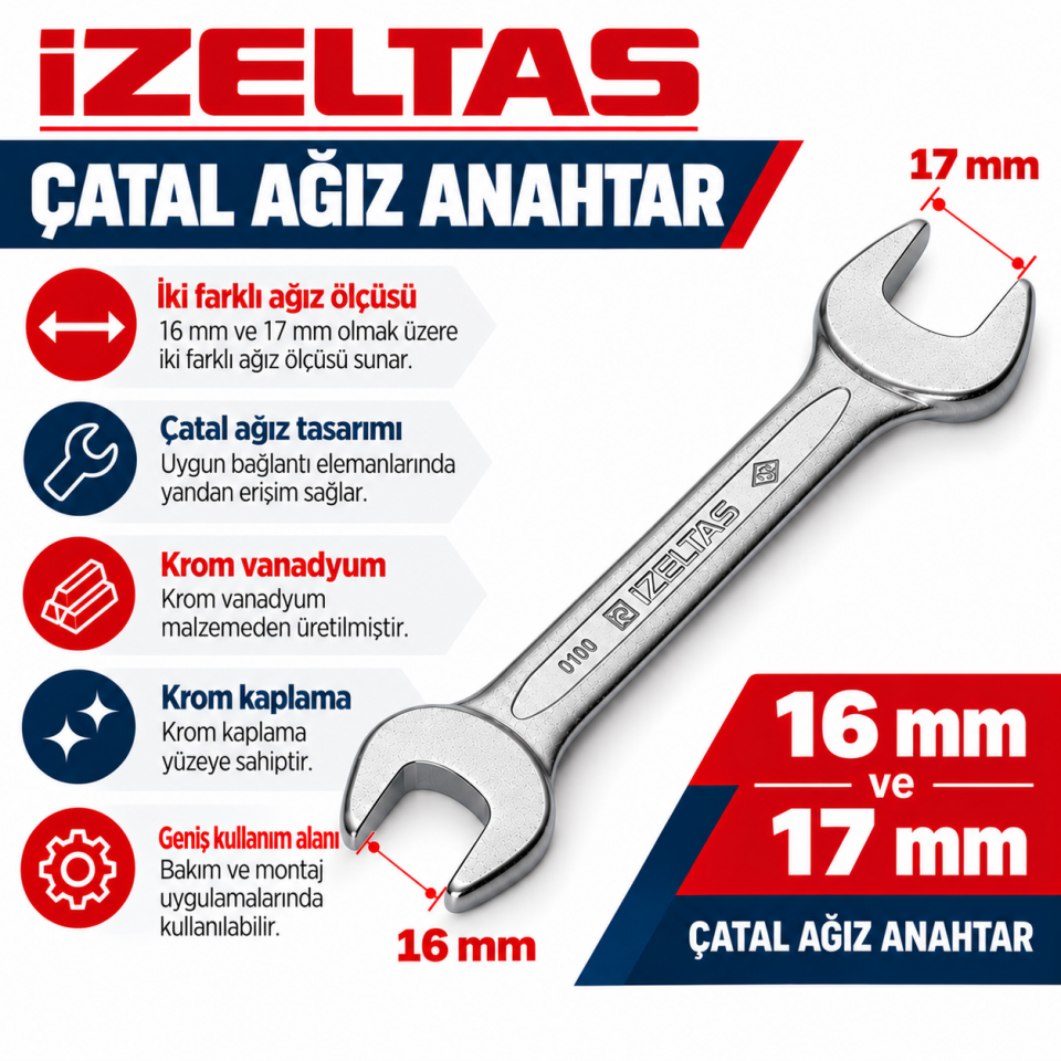 İZELTAŞ 16X17 ÇATAL ANAH.