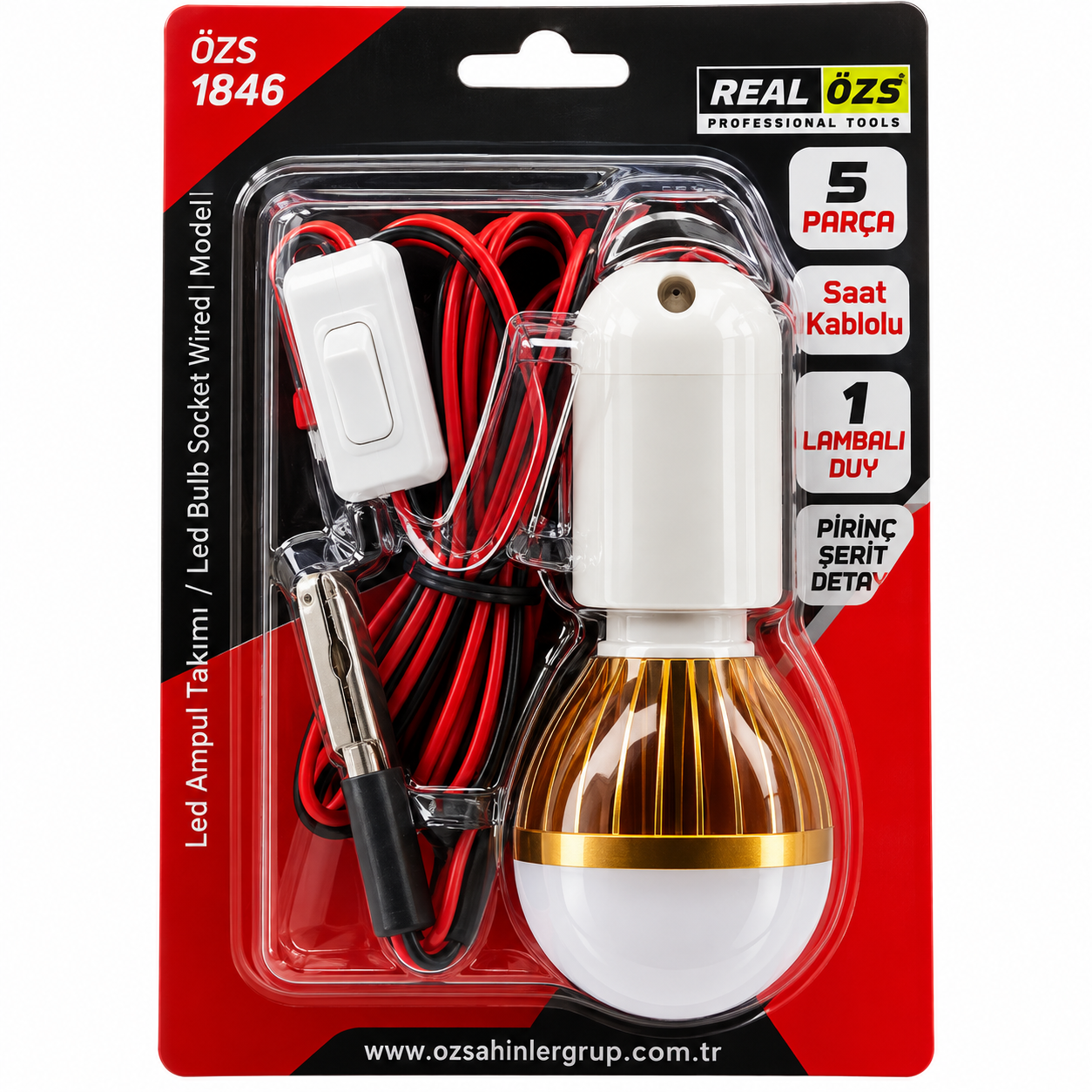 DMAX-ÖZS LED AMPUL 5W TAKVİYE KABLOLU ÖZS1846
