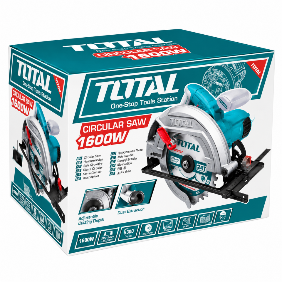 TOTAL DAİRE TESTERE 1600 W TS1161856