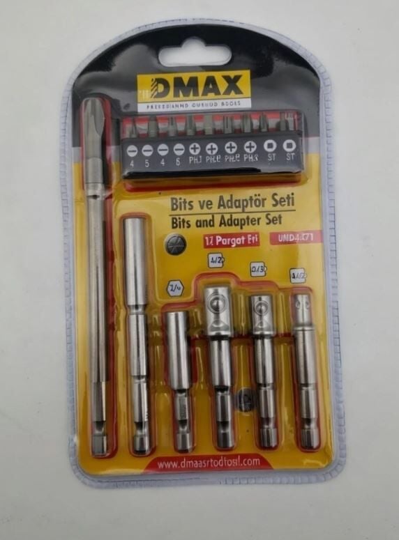 DMAX BİTS ADAPTÖR SETİ 16 PARÇA DMX4071
