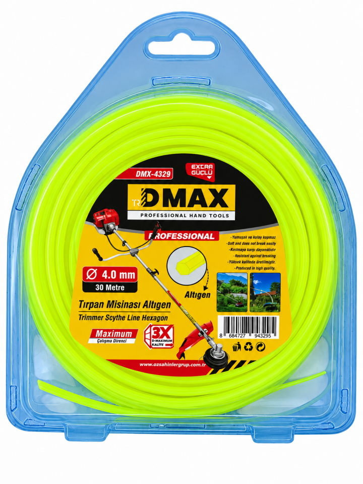 DMAX TIRPAN MİSİNASI 4MMX30MT DMX4329