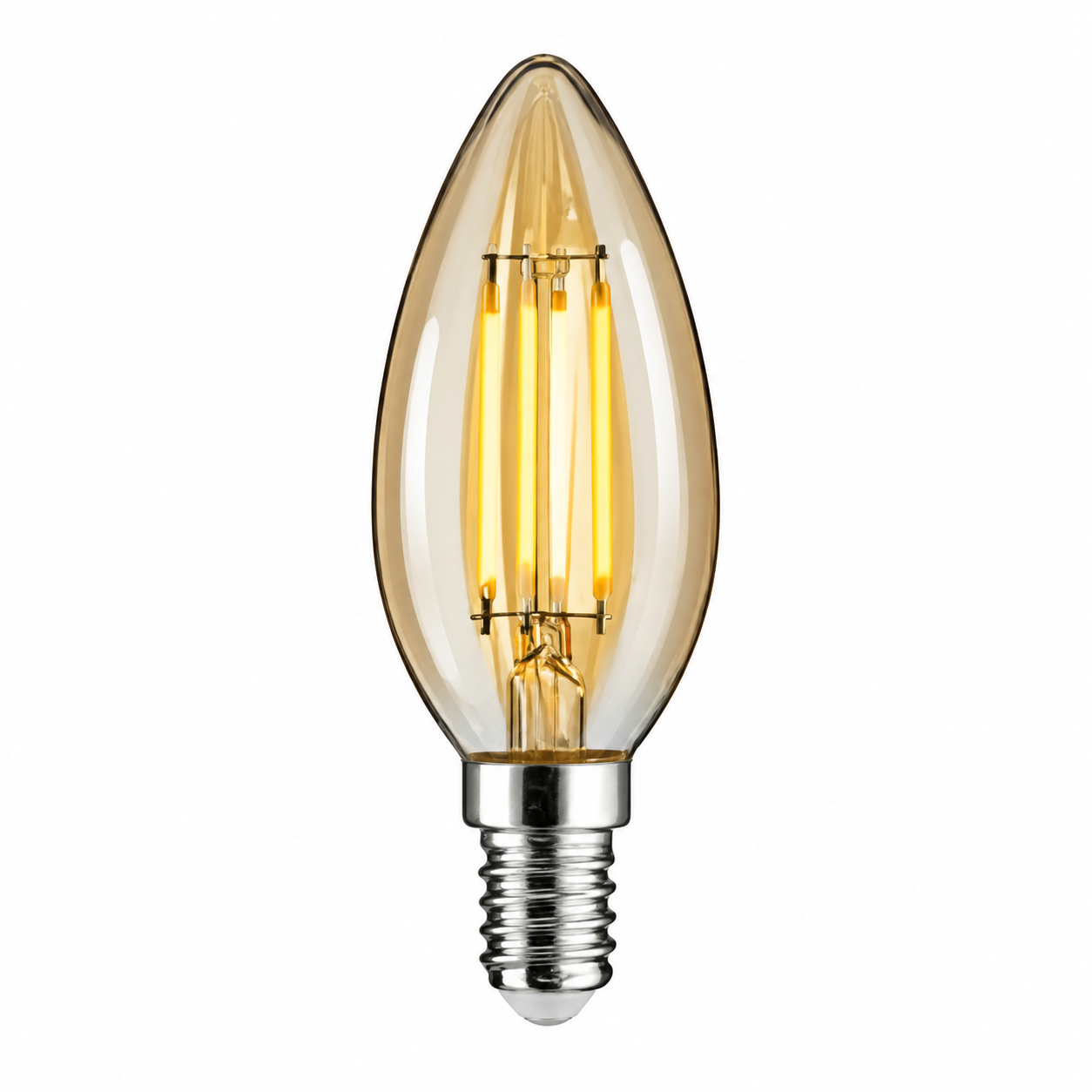NOAS 4W C35 RUSTİK AMPÜL AMBER YL92-1010