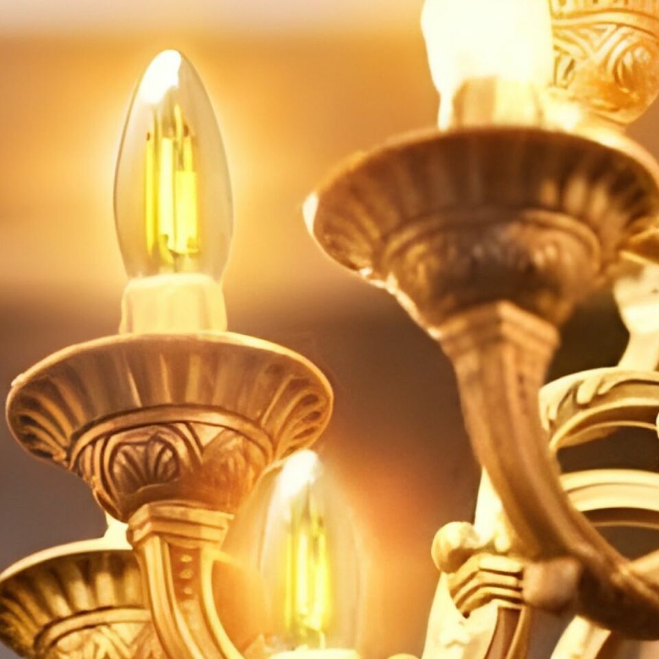 NOAS 4W C35 RUSTİK AMPÜL AMBER YL92-1010