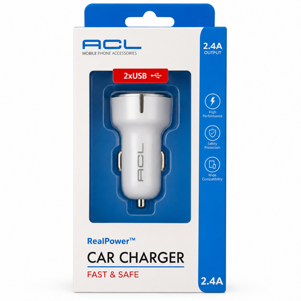 ACL ARAÇ ADAPTÖRÜ 2 USBLİ AC-88