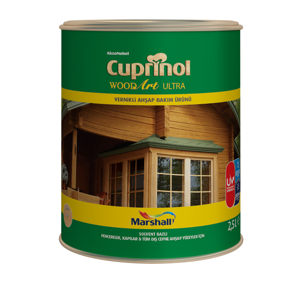 CUPRINOL VERNİK AHŞAP KORUYUCU ANTİK MEŞE 2,5 LT