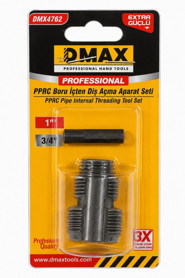 DMAX PPRC BORU İÇTEN DİŞ AÇMA APARAT SETİ 1'' DMX4762