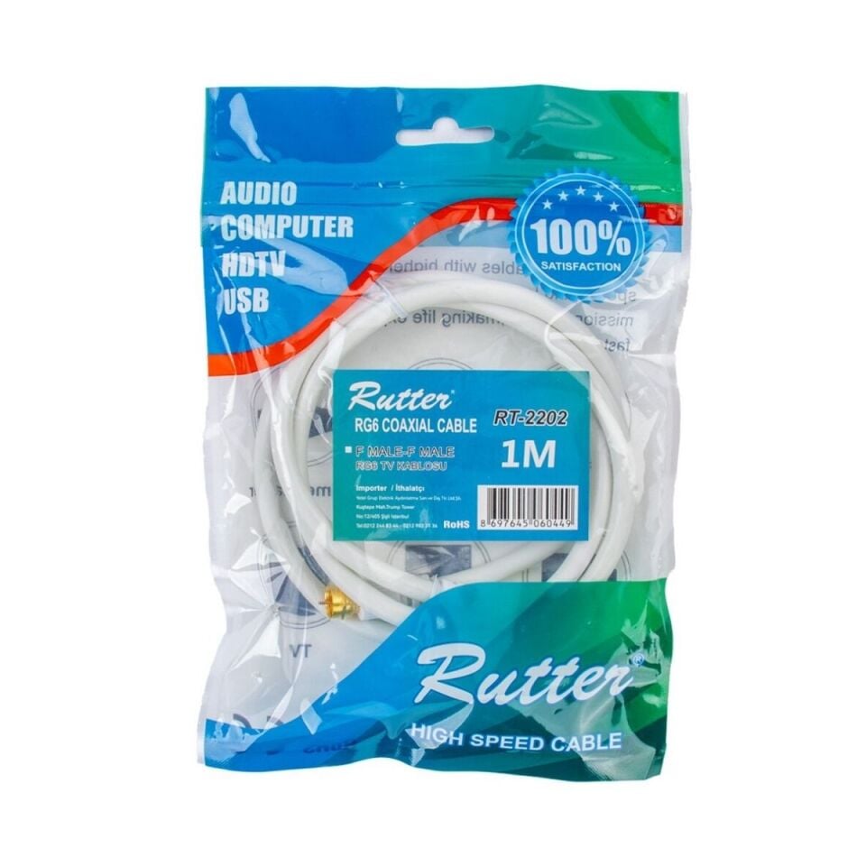 RUTTER TV KABLOSU 1 MT