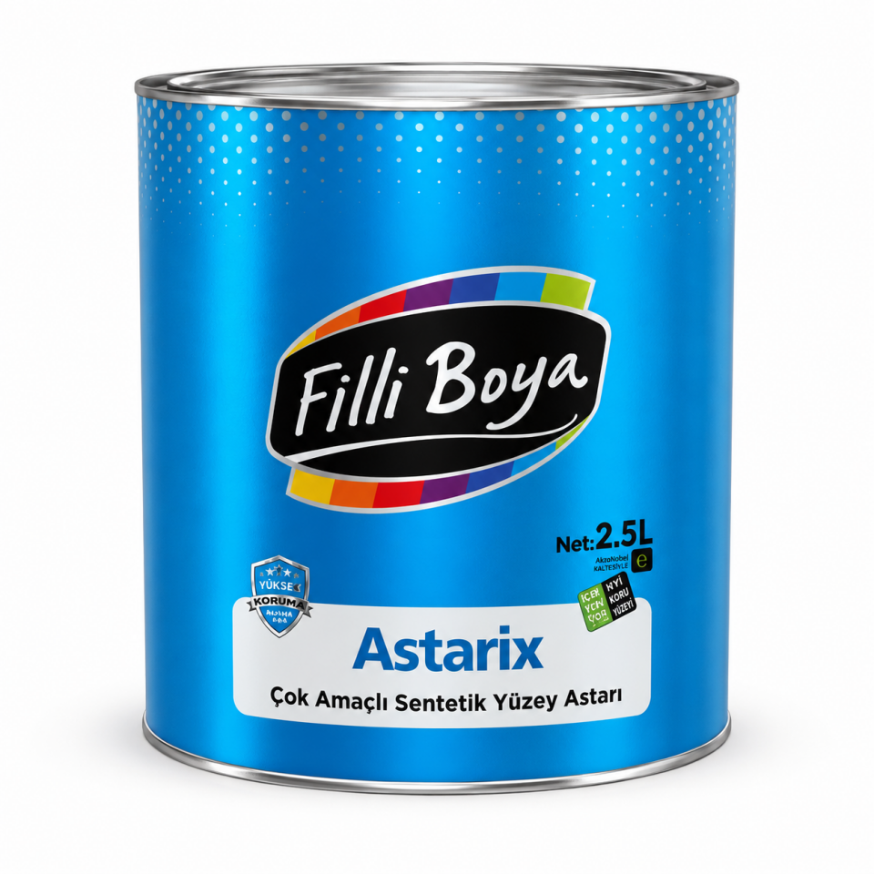 FİLLİ ASTARİX SENTETİK YÜZEY ASTARI 2,5 LT