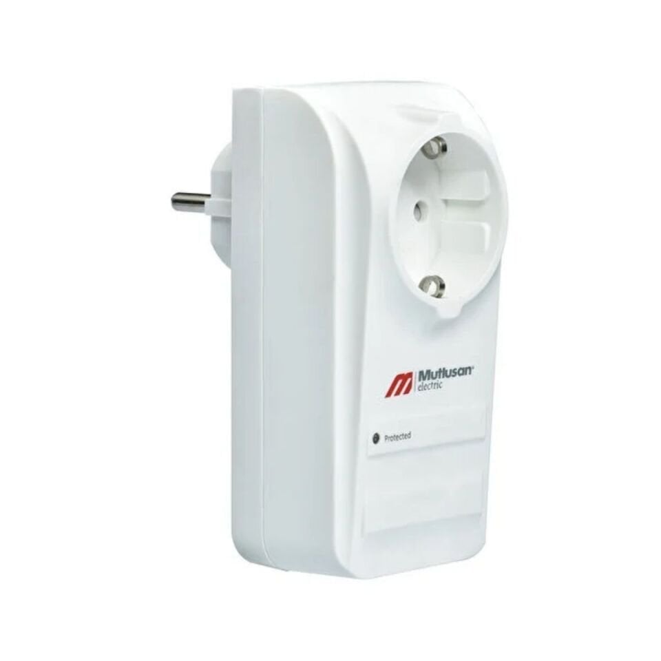 MUTLUSAN TEKLİ ŞOK KORUMALI PRİZ