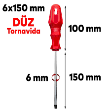 RODEX 6X150 DÜZ TORNAVİDA