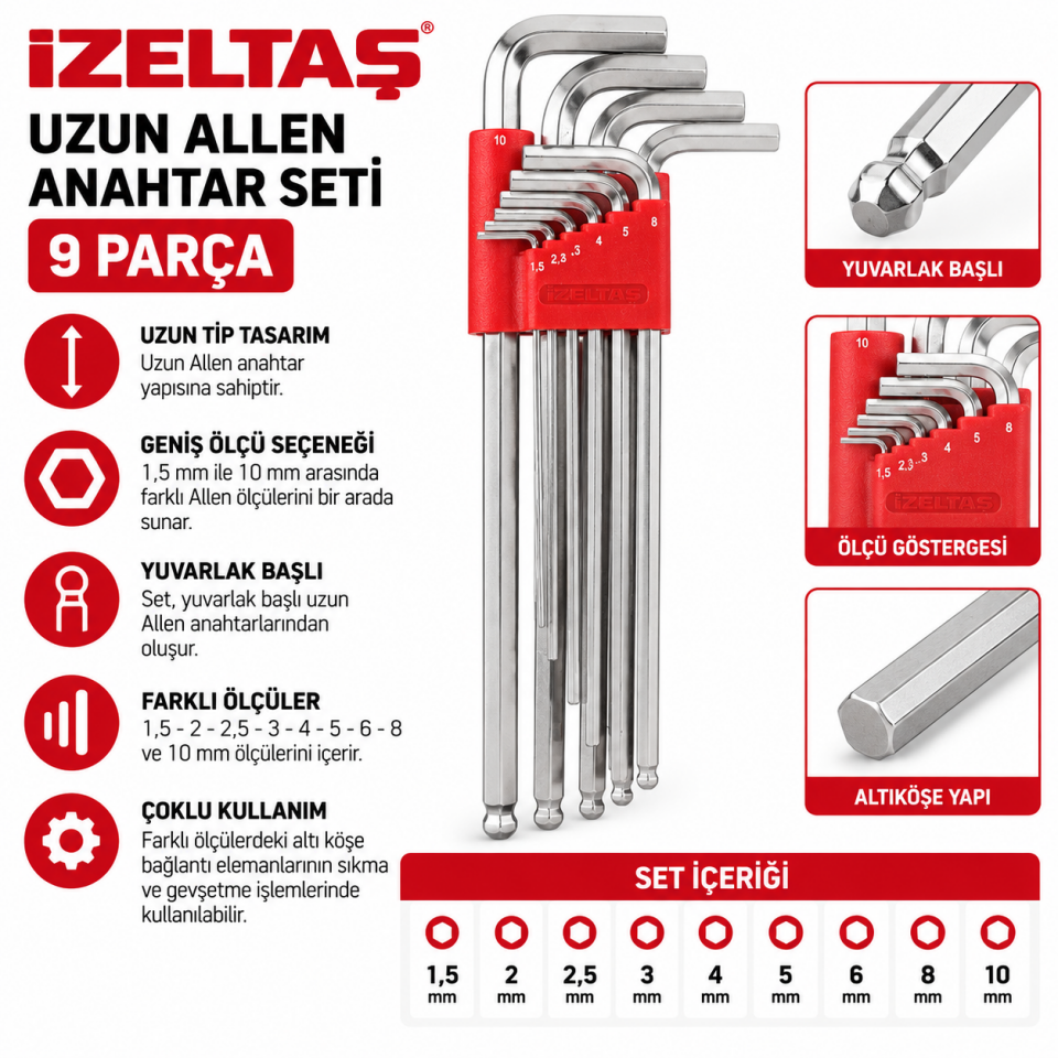İZELTAŞ ALLEN ANAH. TAKIMI UZUN 1O LU
