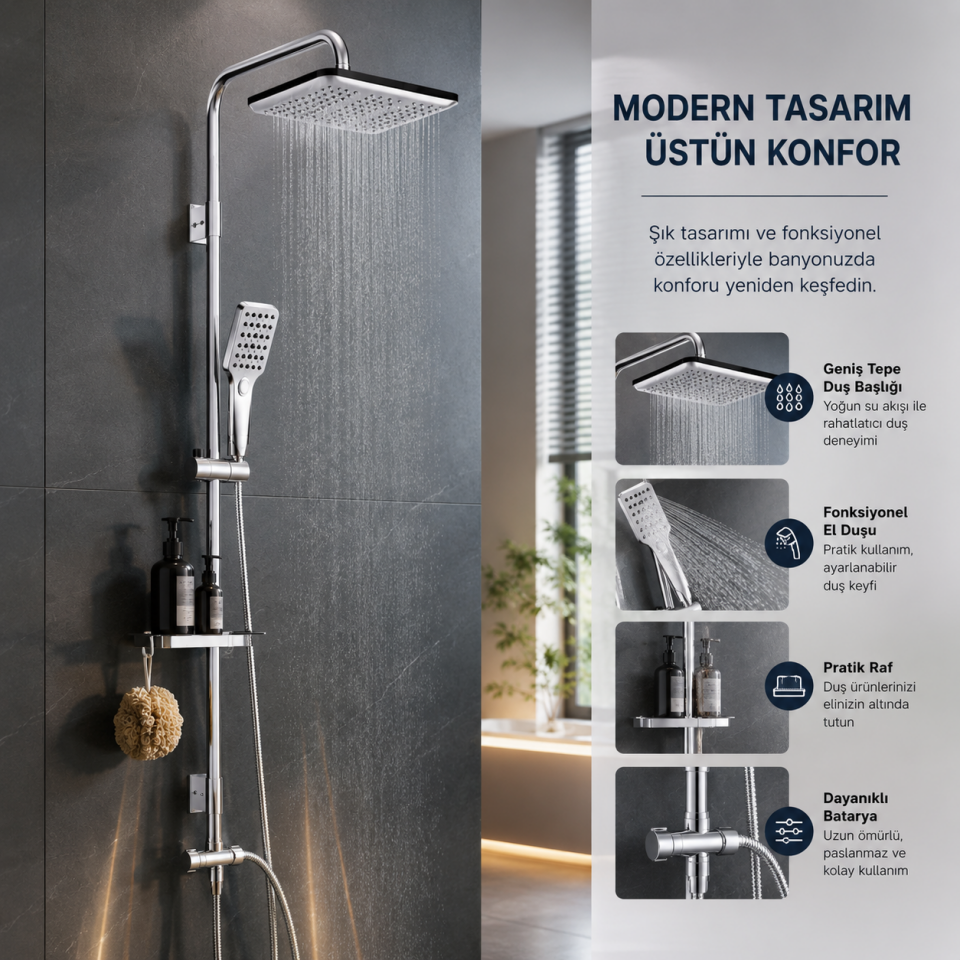 DIAMOND SWING SÜRGÜLÜ SİSTEM DUŞ SETİ