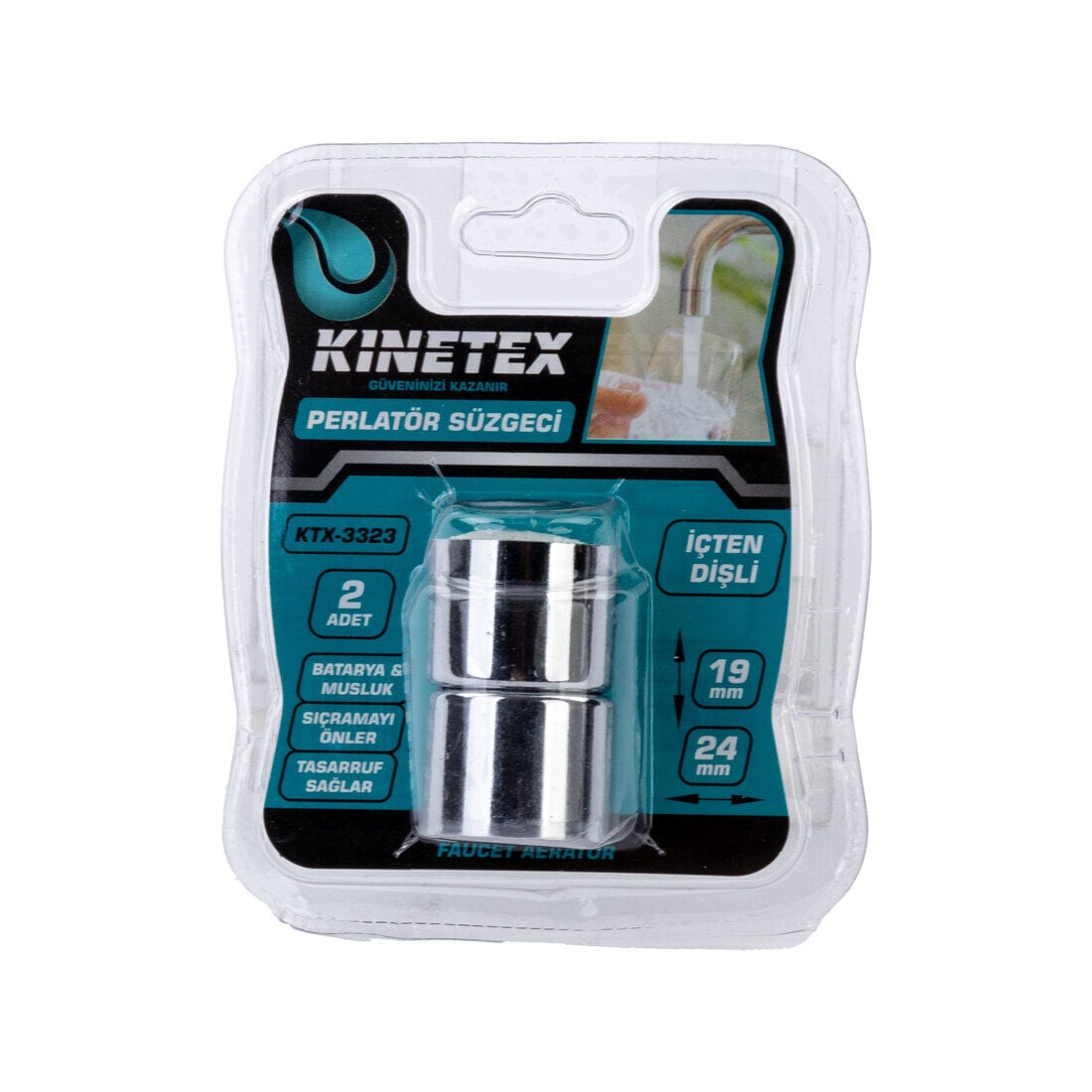 KINETEX MUSLUK UCU UZUN PERLATÖR KTX-3323