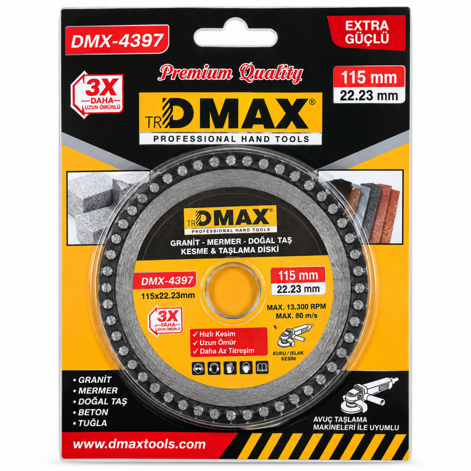 DMAX ZİNCİRLİ AHŞAP TESTERE 115X22X23 DMX4397