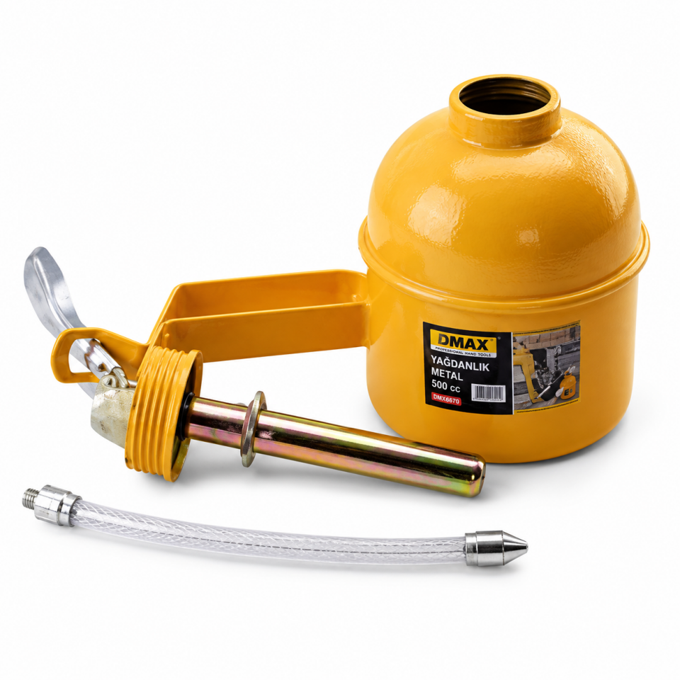 DMAX SPİRALLİ METAL YAĞDANLIK 500 CC DMX4411