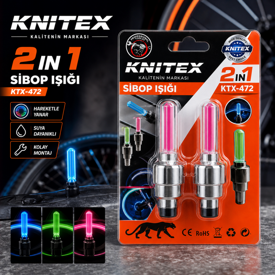 KINETEX SİBOB LAMBASI 2Lİ ÇUBUK KTX-472