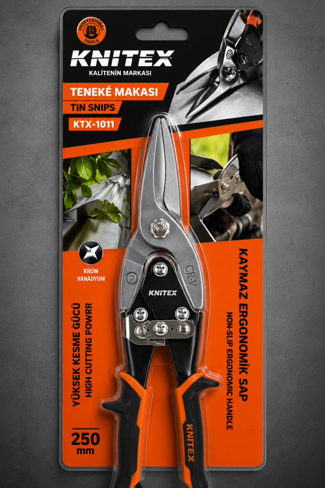 KINETEX TENEKE MAKASI SİVRİ UÇLU KTX-3164