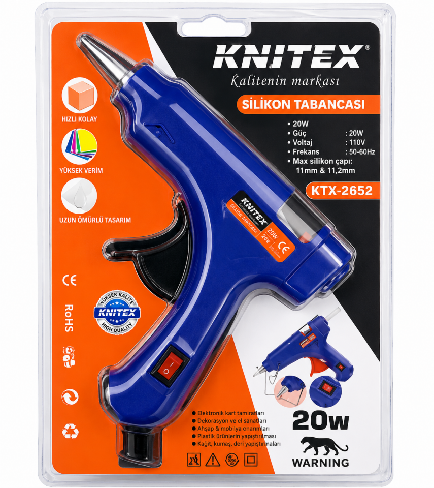 KINETEX SİLİKON TABANCASI 20W KTX-2662