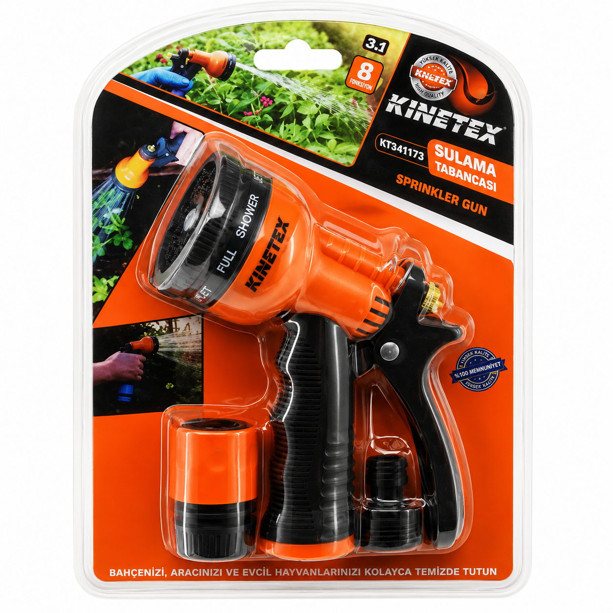 KINETEX Sulama Tabancası 8 Fonksiyon KTX-3173