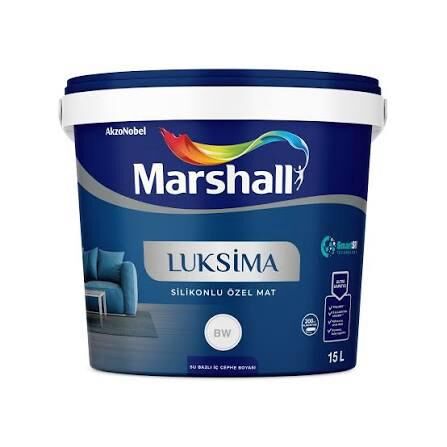 MARSHALL LUKSİMA SİL.ÖZEL MAT BEYAZ 15 LT