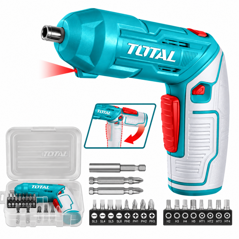 TOTAL 4V KATLANIR ŞARJLI VİDALAMA TSDLI0442