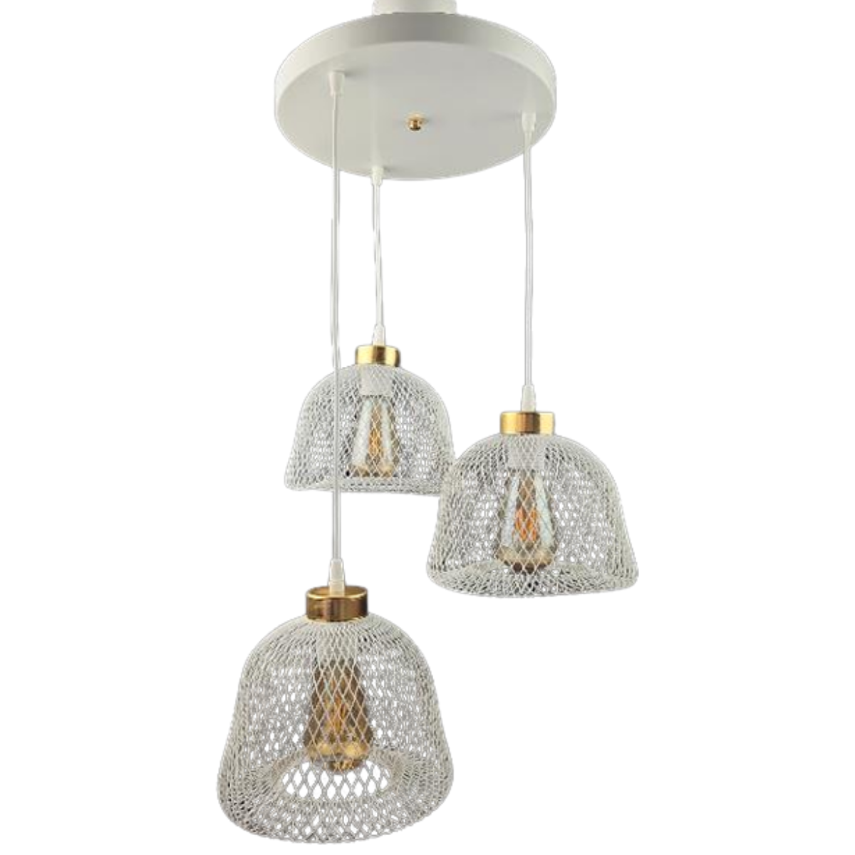 AVİZE ROMA BEYAZ 3 LÜ SARKIT