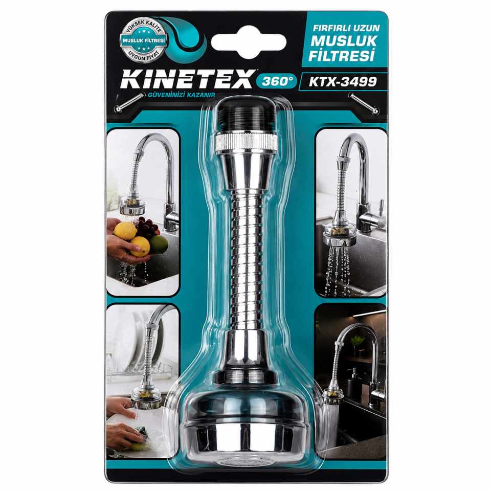 KINETEX Musluk Filtresi Uzun KTX-3499