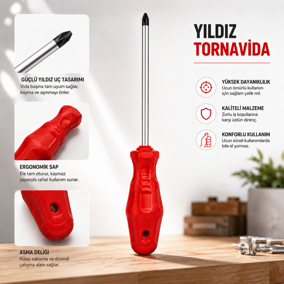 KINETEX YILDIZ TORNAVİDA 4X100 KTX-2244