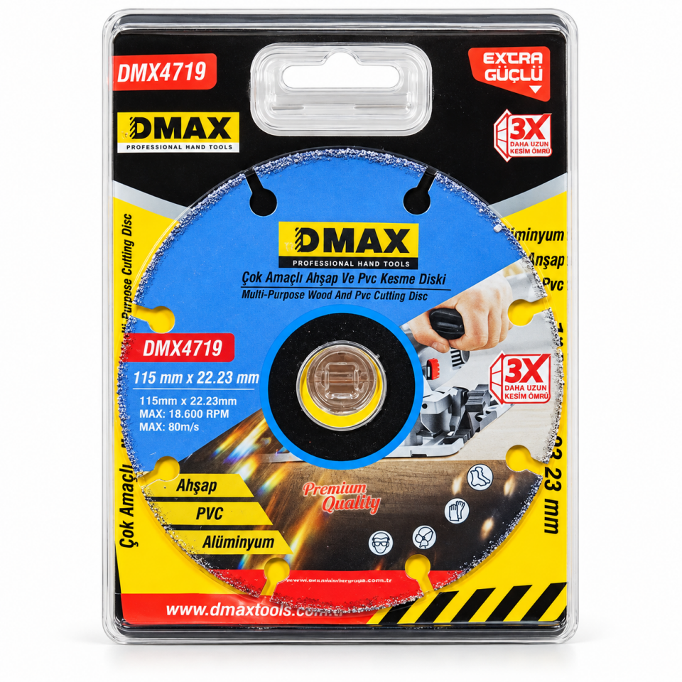 DMAX ÇOK AMAÇLI DİSK AHŞAP VE PVC KESME DMX4719