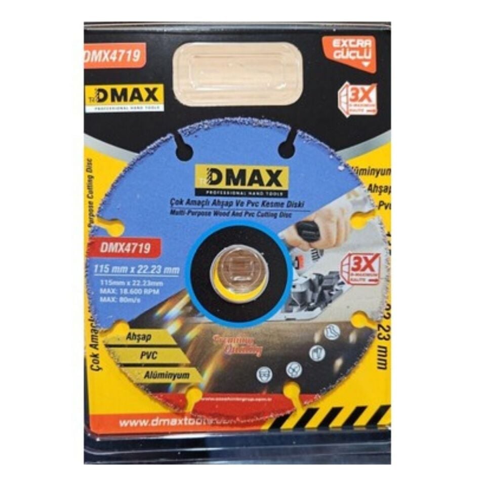 DMAX ÇOK AMAÇLI DİSK AHŞAP VE PVC KESME DMX4719