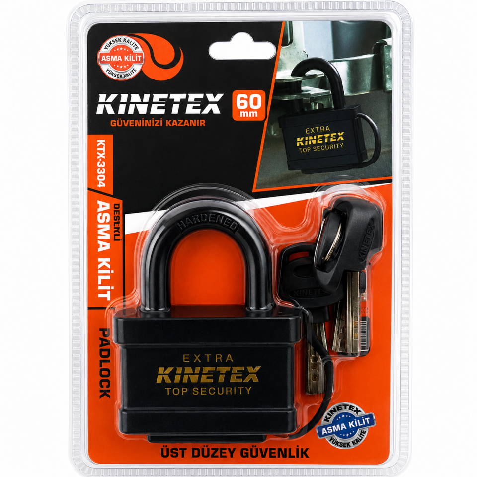 KINETEX DESENLİ ASMA KİLİT KTX-3301
