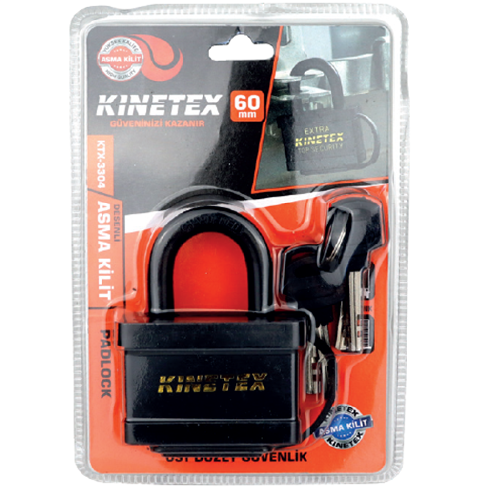 KINETEX DESENLİ ASMA KİLİT KTX-3301