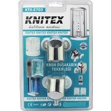 KINETEX DUŞKABİN TEKERLEĞİ KROM KTX-2703