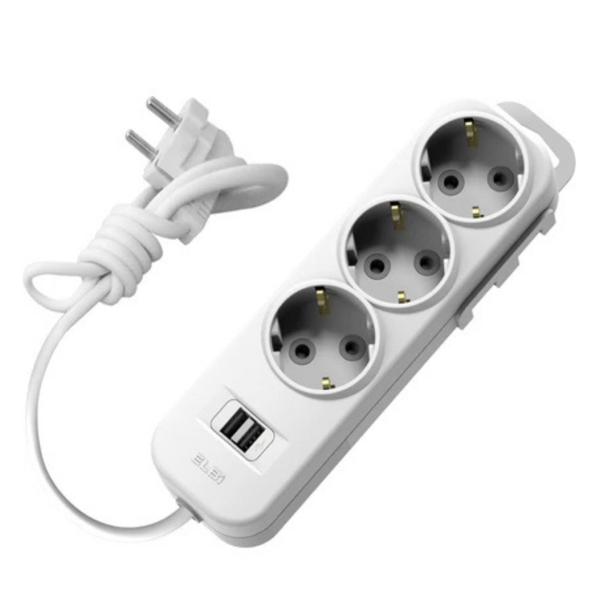 ELBİ MYRA 3 LÜ USB Lİ Ç.K TOP.GRUP PRİZ 2MT