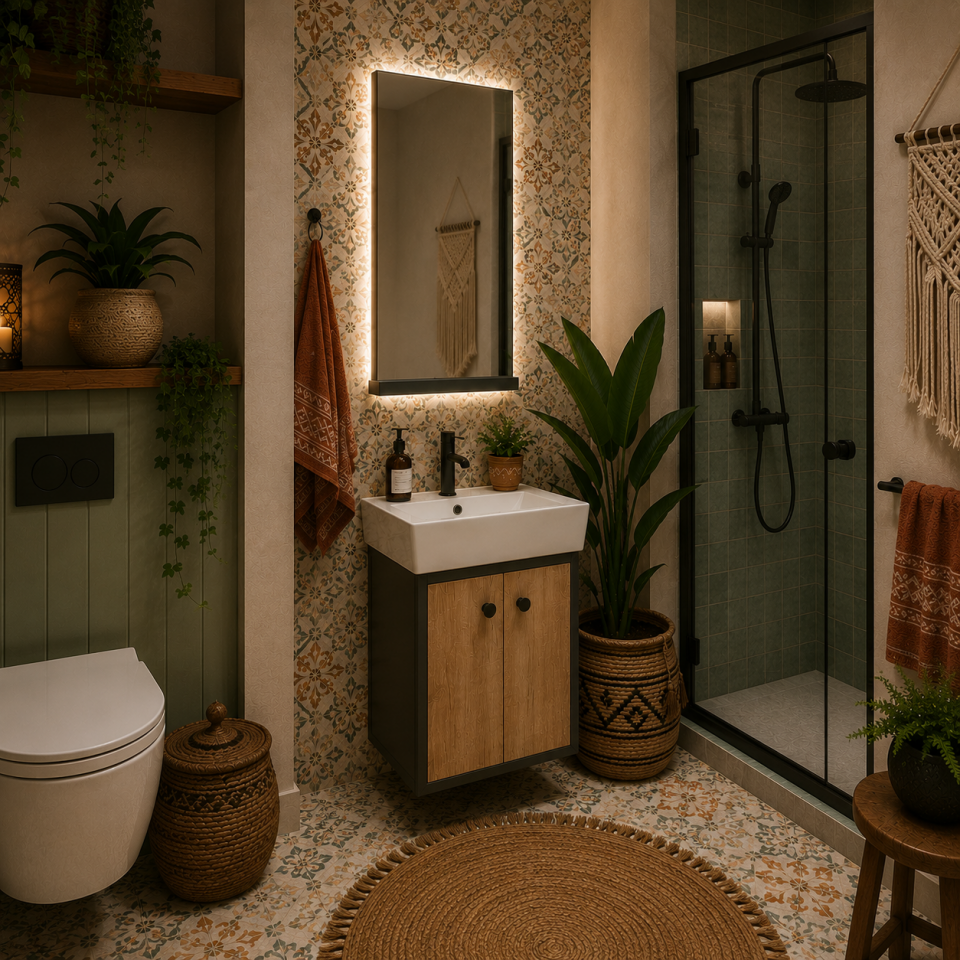 BANYO DOLABI 45 CM TEAK ASMA