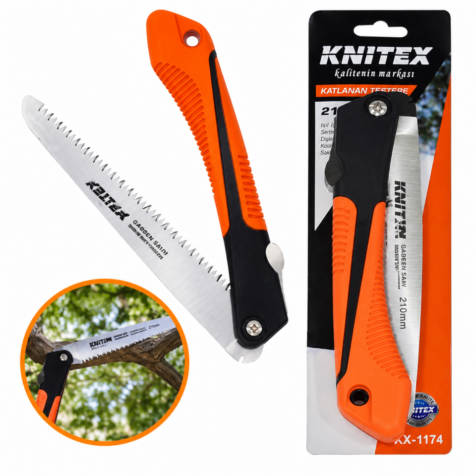 KINETEX KATLANIR KİLİTLİ TESTERE 210MM KTX-1174