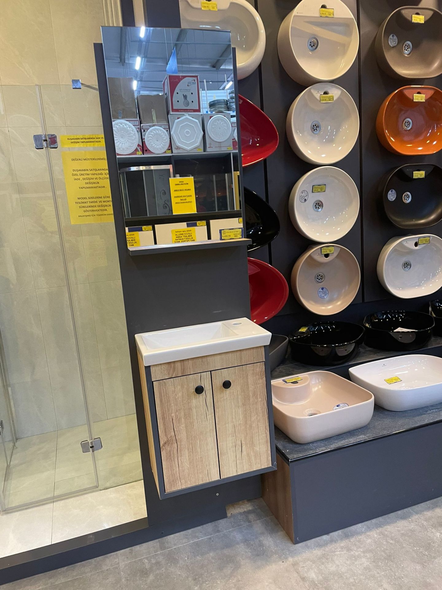 BANYO DOLABI 45 CM TEAK ASMA