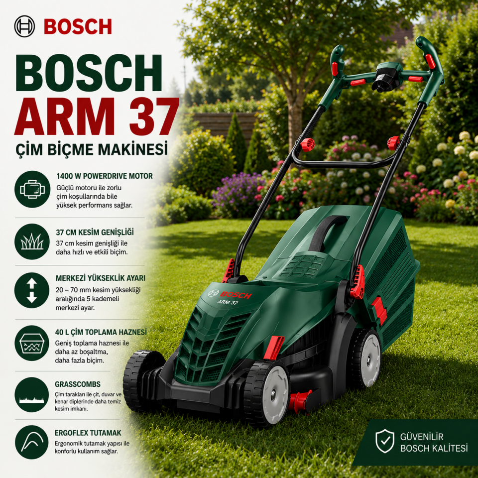 BOSCH ARM 37 ÇİM BİÇME